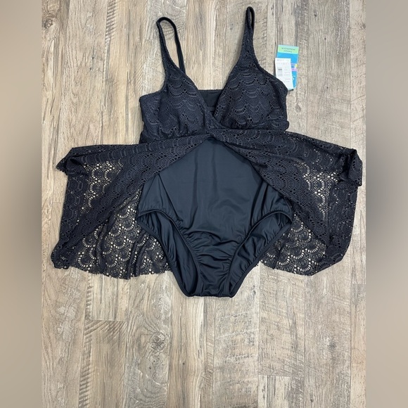 NEW Swim Solutions Fly Away Swim Dress - Picture 3 of 10